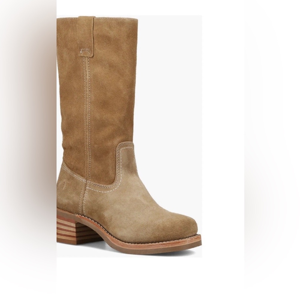 Frye Campus 12R Tan Suede Boots 6